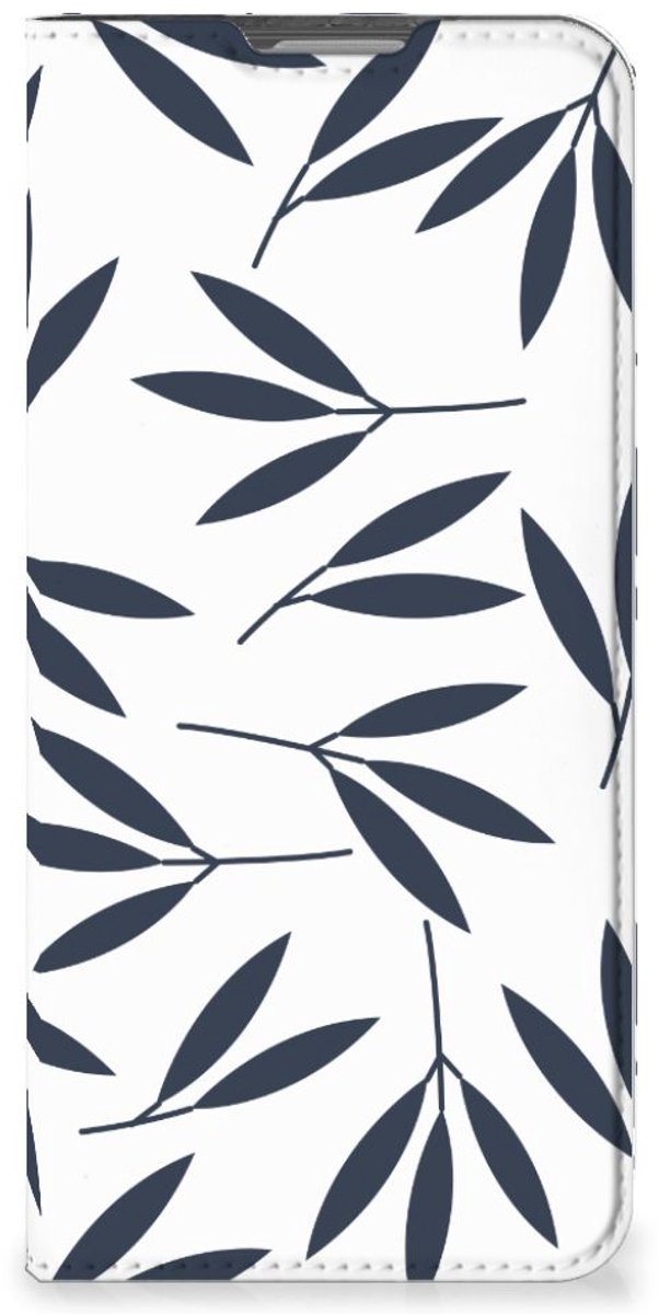 OPPO Reno8 Lite Smart Cover Leaves Blue