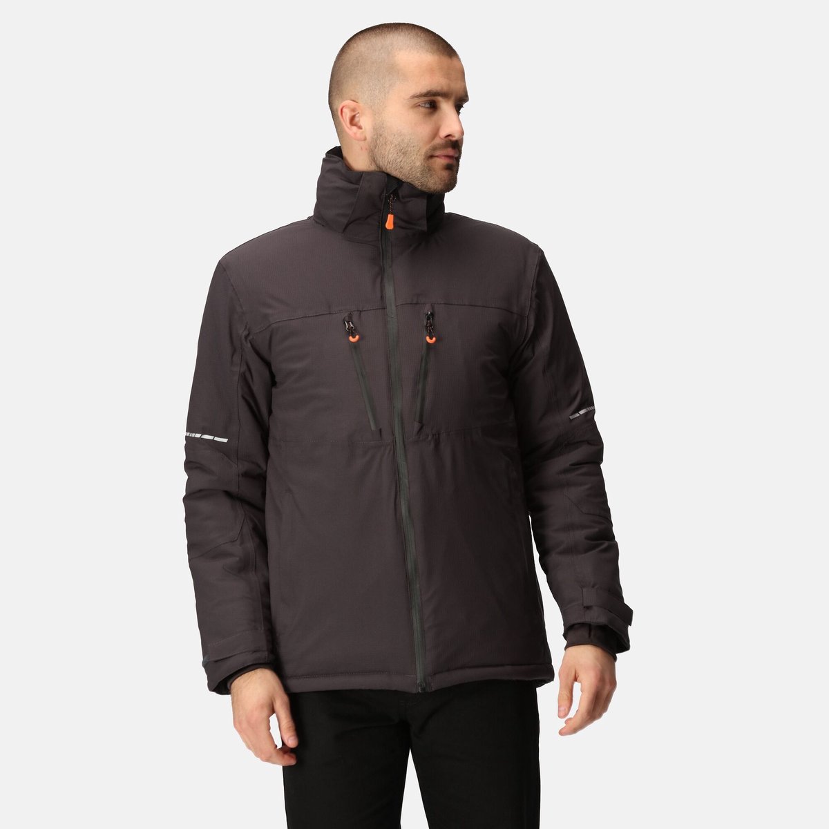 Jas Hiking Heren Waterdicht Geïsoleerd Marauder Grijs