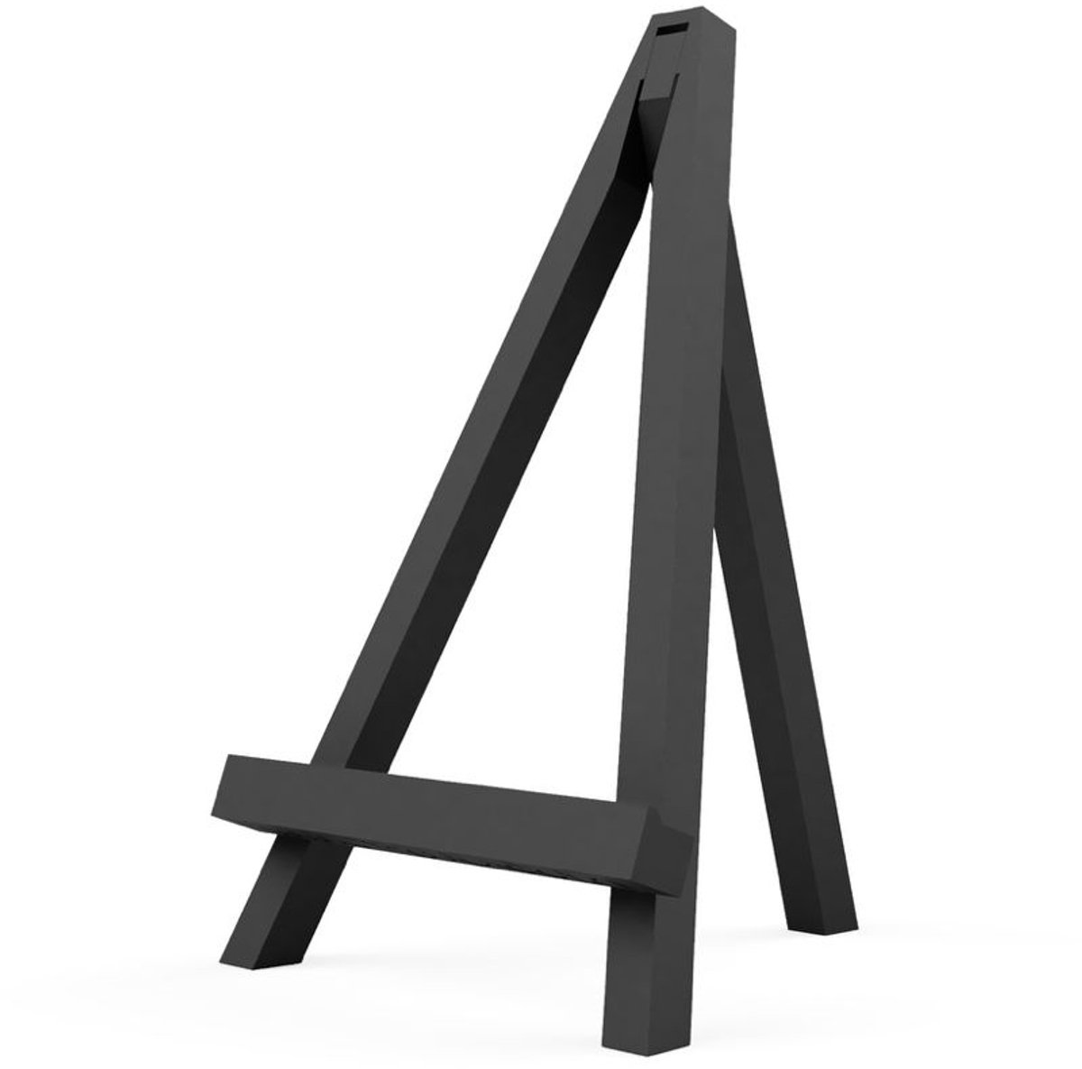 Troubadot | Tegelhouder | Zwart | Voor keramisch tegeltje | Decoratieve standaard | Schildersezel | Tegelstandaard | houder | standaard