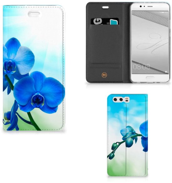 Coque Huawei P10 Plus Standcase Design Orchid Blauw