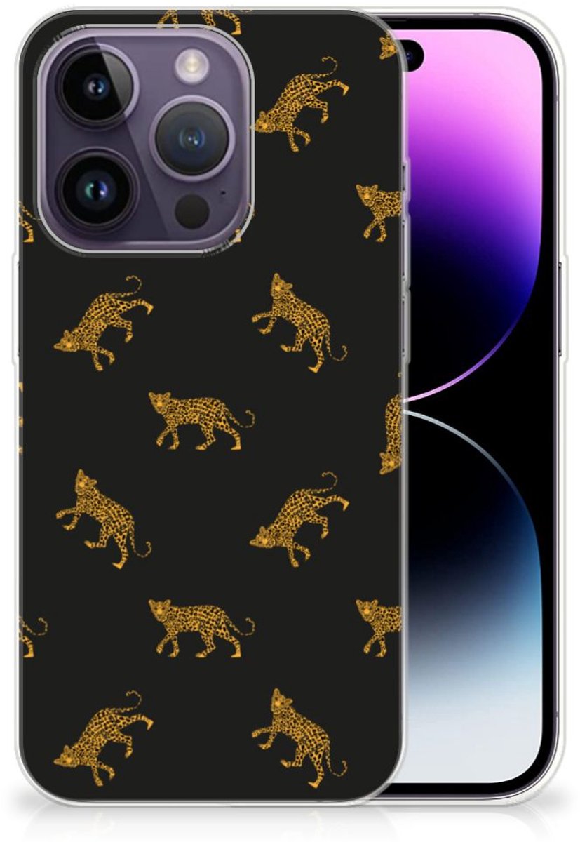 TPU Hoesje voor Apple iPhone 14 Pro Leopards