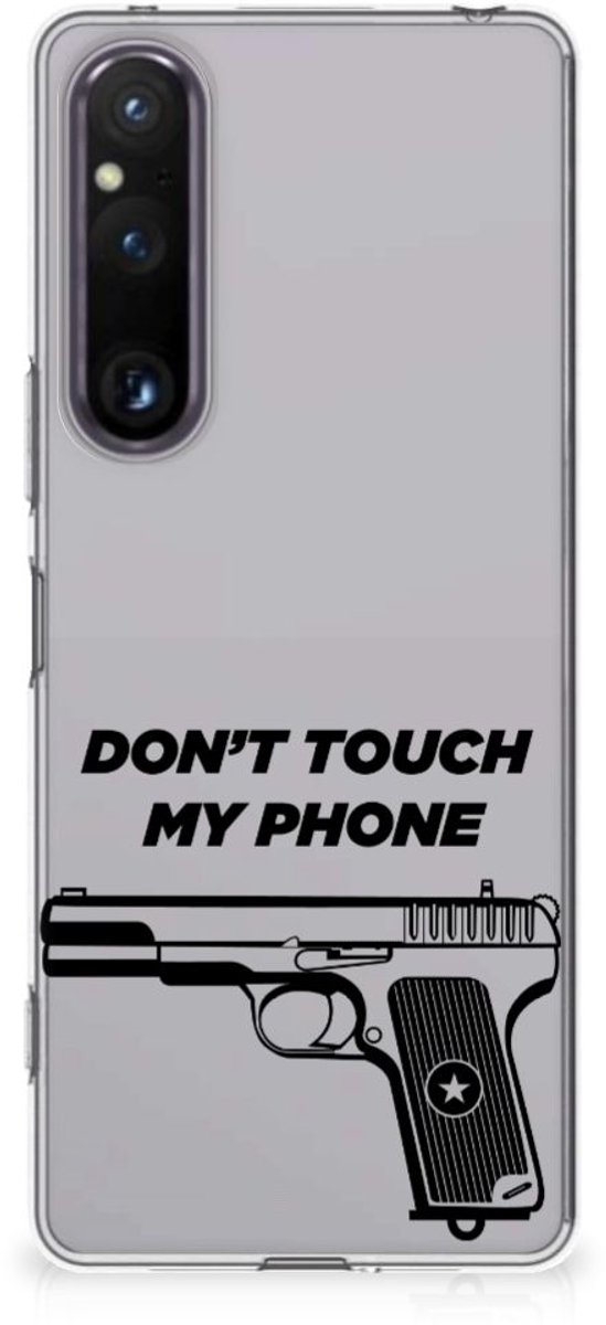 Sony Xperia 1 V Silicone-hoesje Pistol DTMP