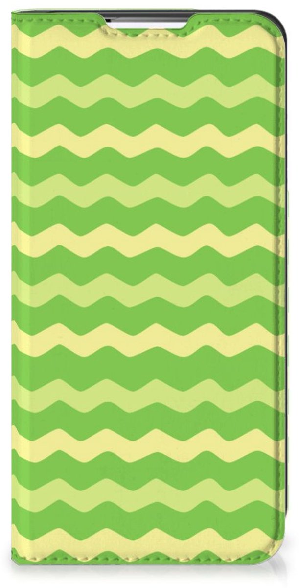 Samsung Galaxy S22 Plus Hoesje met Magneet Waves Green
