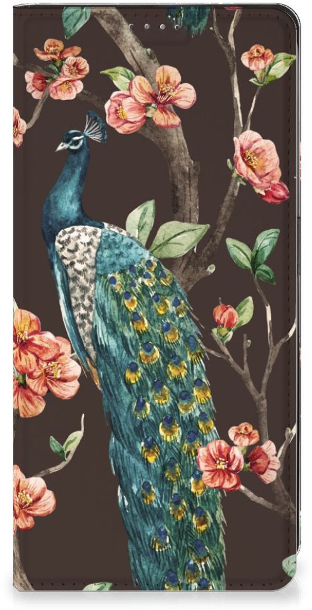 Nothing Phone (2) Hoesje maken Pauw met Bloemen