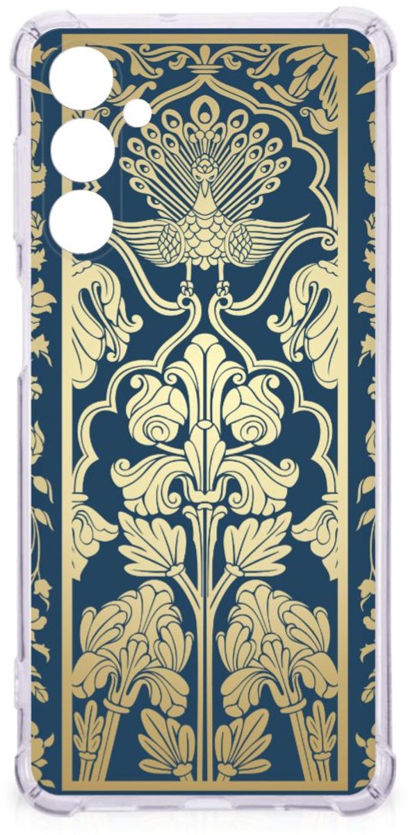 Samsung Galaxy M54 Case Beige Flowers