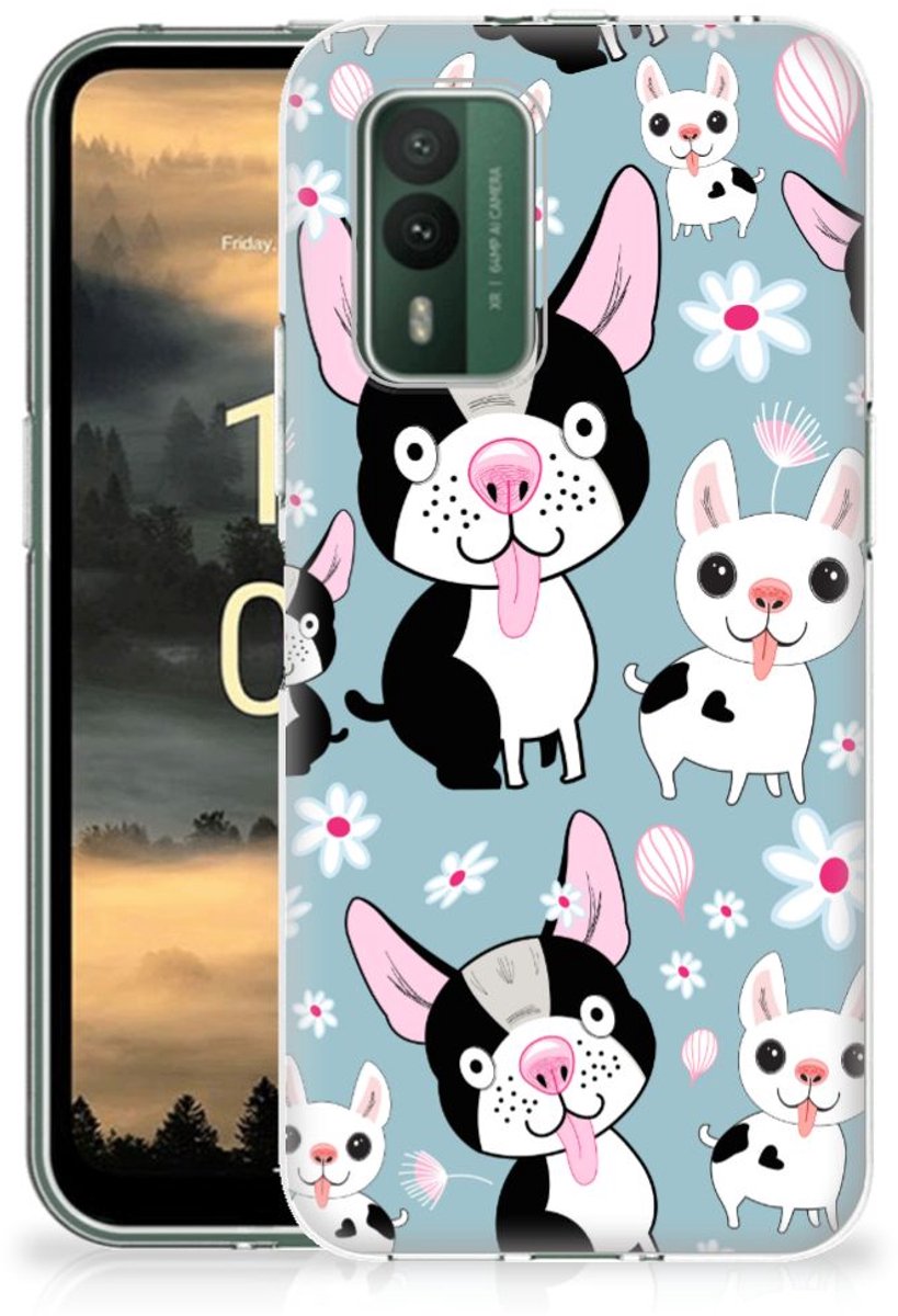 Nokia XR21 TPU Hoesje Hondjes
