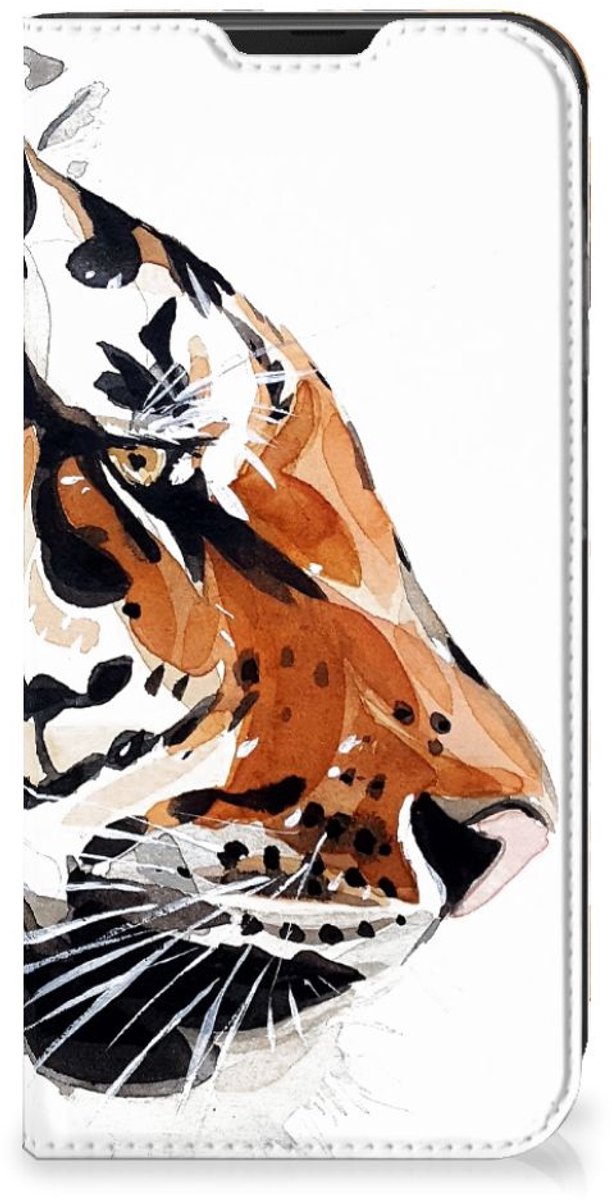 Bookcase Samsung Galaxy Xcover 6 Pro Watercolor Tiger