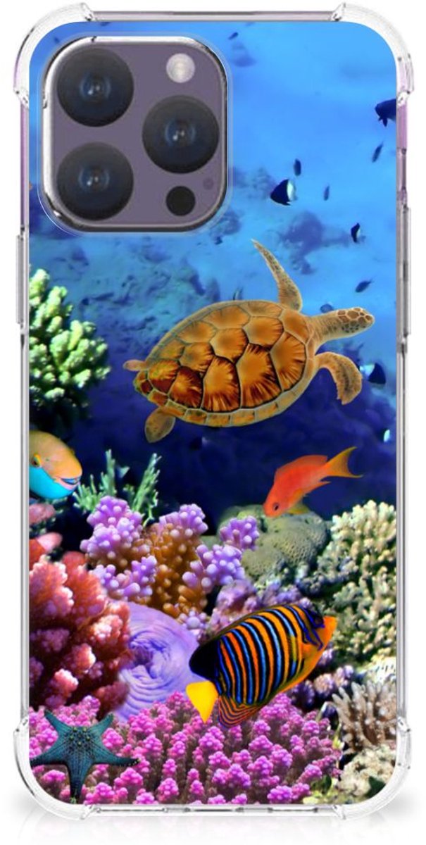 TPU Case Anti-Shock voor iPhone 15 Pro Max Case Anti-shock Vissen