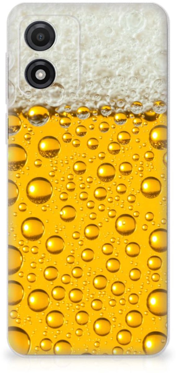Motorola Moto E13 Siliconen Case Bier