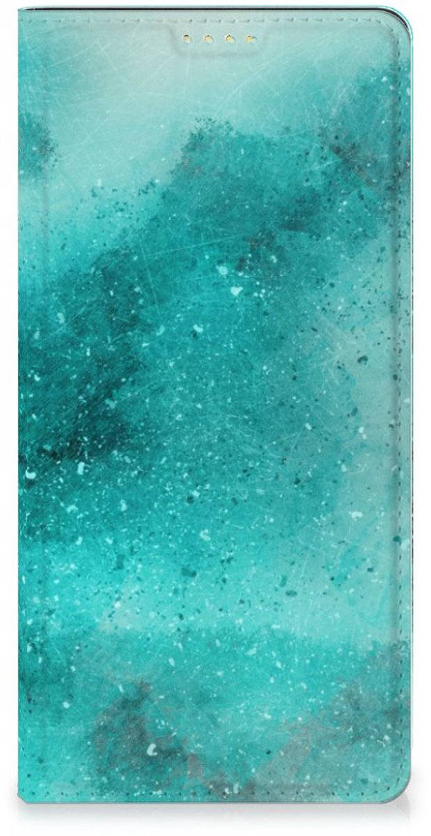 Standcase Hoesje voor Bookcase Xiaomi Redmi Note 13 5G Painting Blue