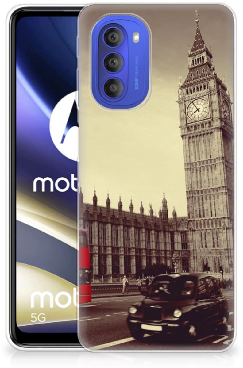 Motorola Moto G51 5G Siliconen Back Cover Londen