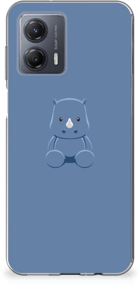 Motorola Moto G53 Telefoonhoesje met Naam Baby Rhino