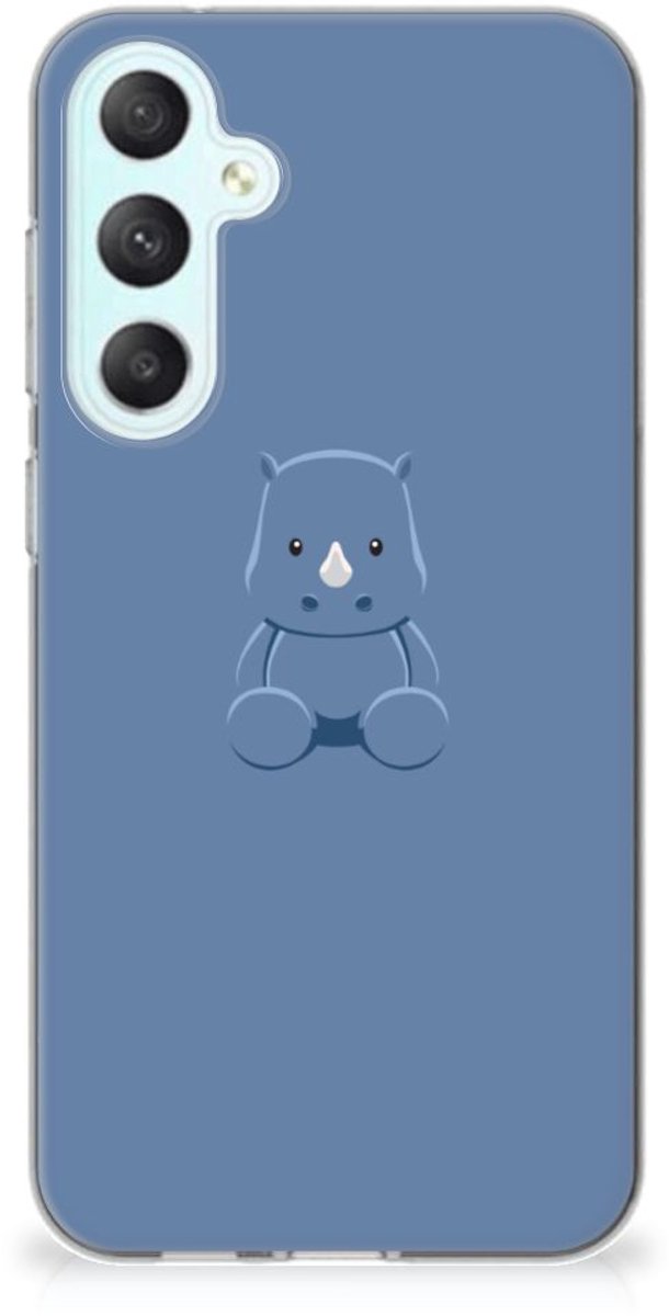 Samsung Galaxy S23 FE Telefoonhoesje met Naam Baby Rhino