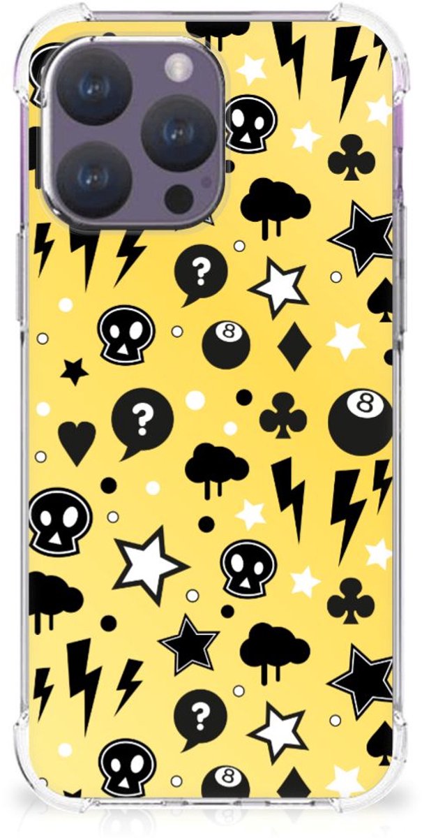 Extreme Case iPhone 15 Pro Max Punk Geel