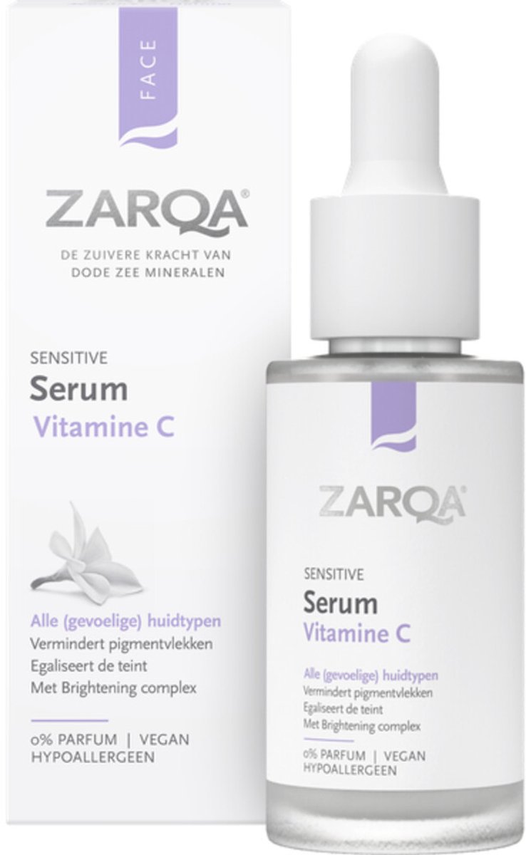 Bol.com ZARQA Sensitive Serum Vitamine C - 3x 30ml - voordeelverpakking aanbieding