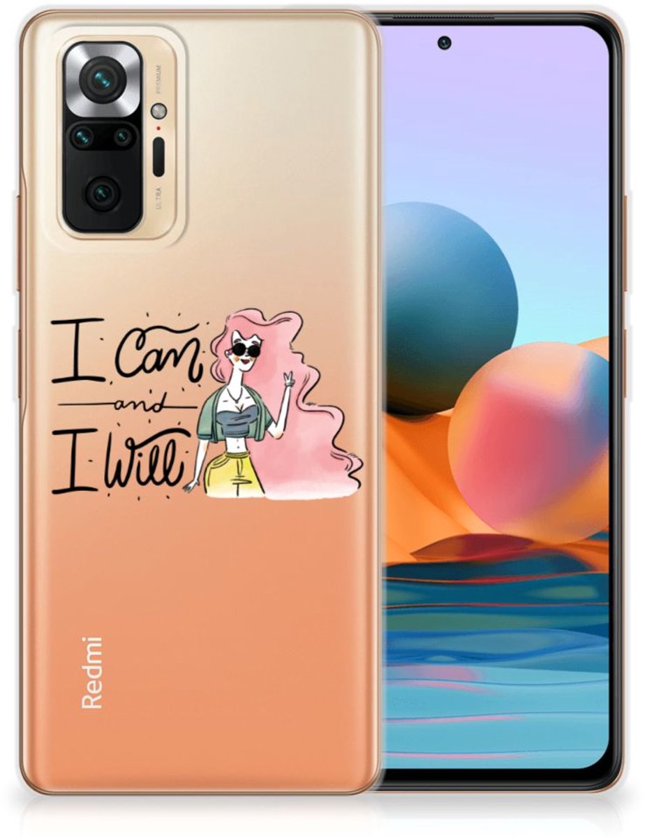 Xiaomi Redmi Note 10 Pro Telefoonhoesje met Naam i Can