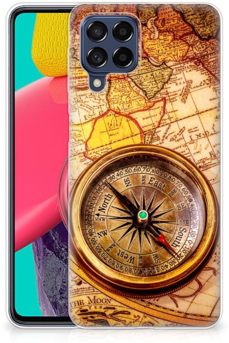 Samsung Galaxy M53 Siliconen Back Cover Kompas