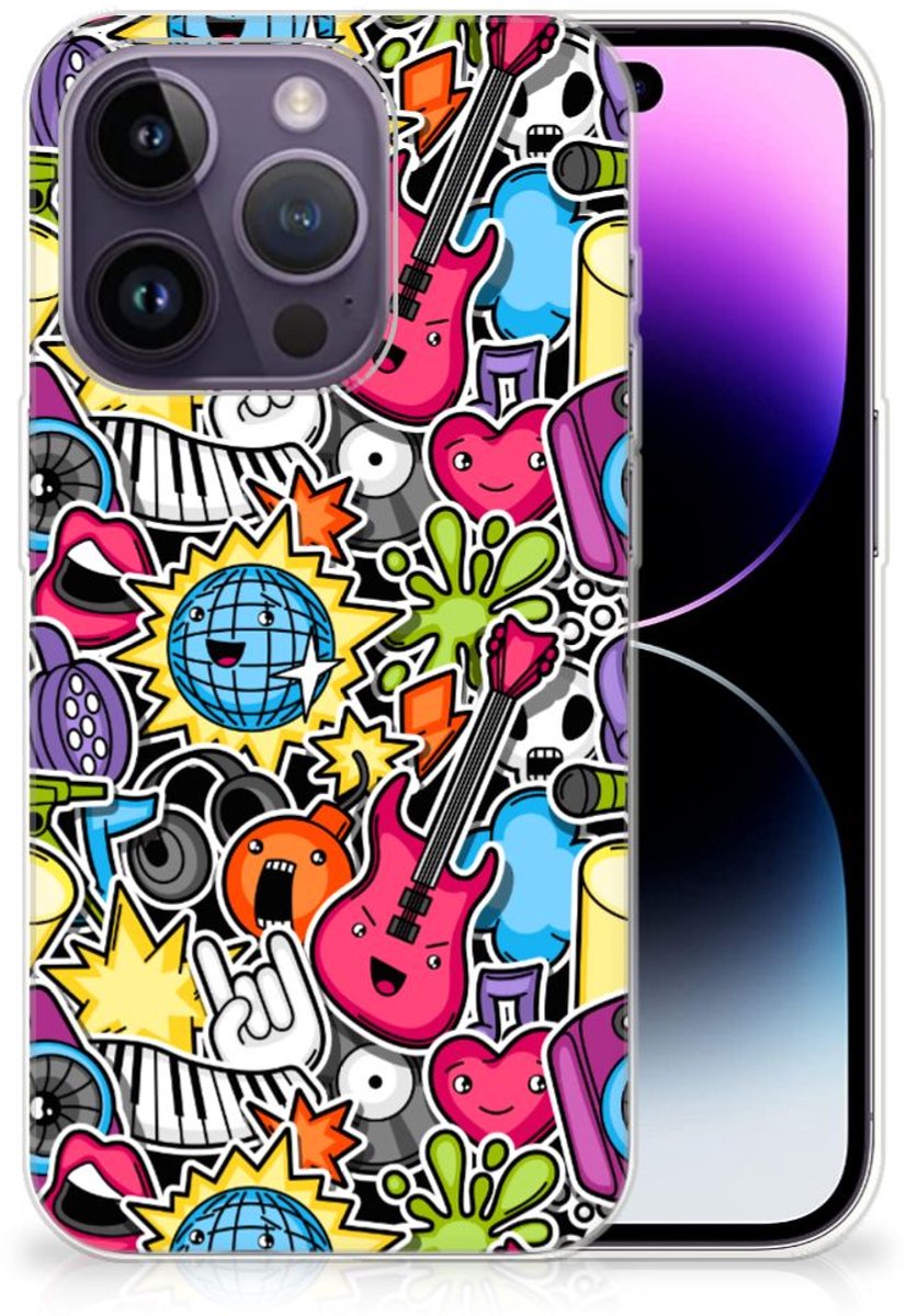 Apple iPhone 14 Pro Silicone Back Cover Punk Rock