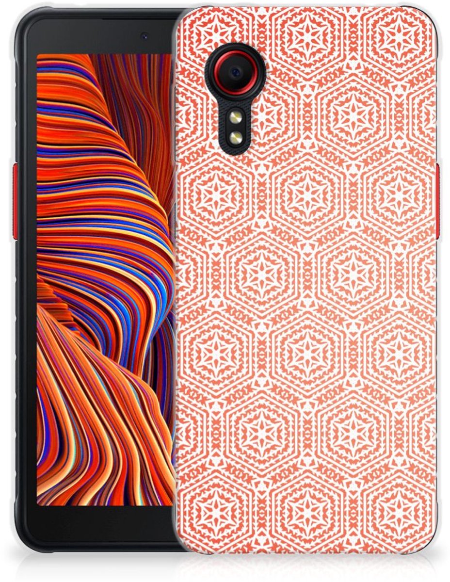 Samsung Galaxy Xcover 5 TPU bumper Pattern Orange