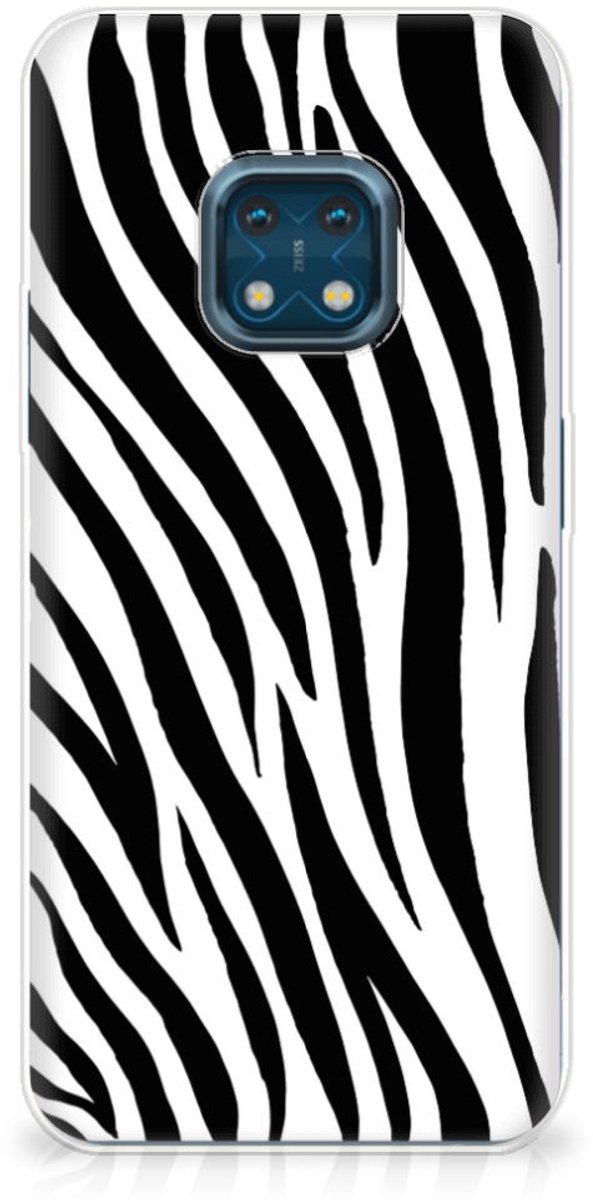 Nokia XR20 TPU Hoesje Zebra