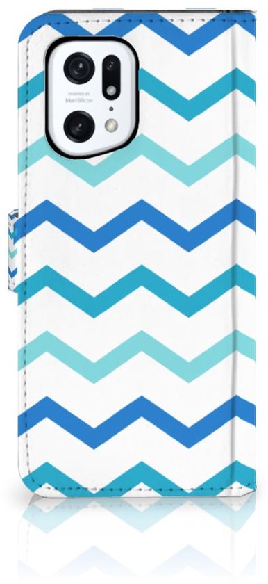 Coque OPPO Find X5 Pro Zigzag Blauw