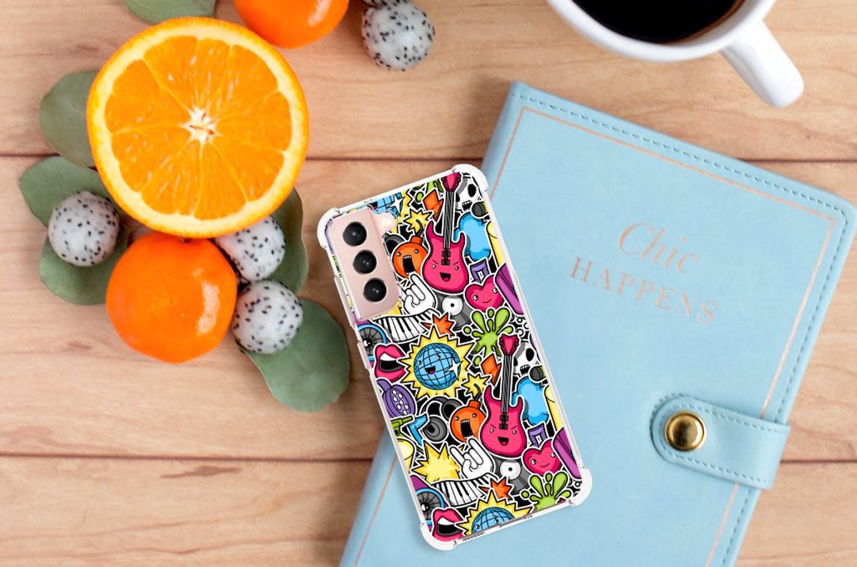 Samsung Galaxy S21 FE Anti Shock Bumper Case Punk Rock