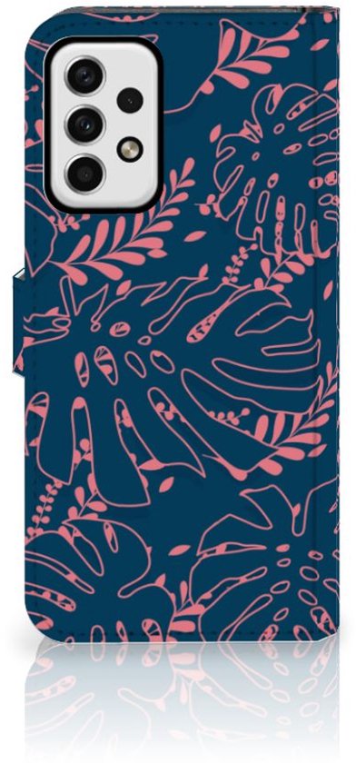 Portefeuille Samsung Galaxy A23 Coque Compatible avec Feuilles De Palmier