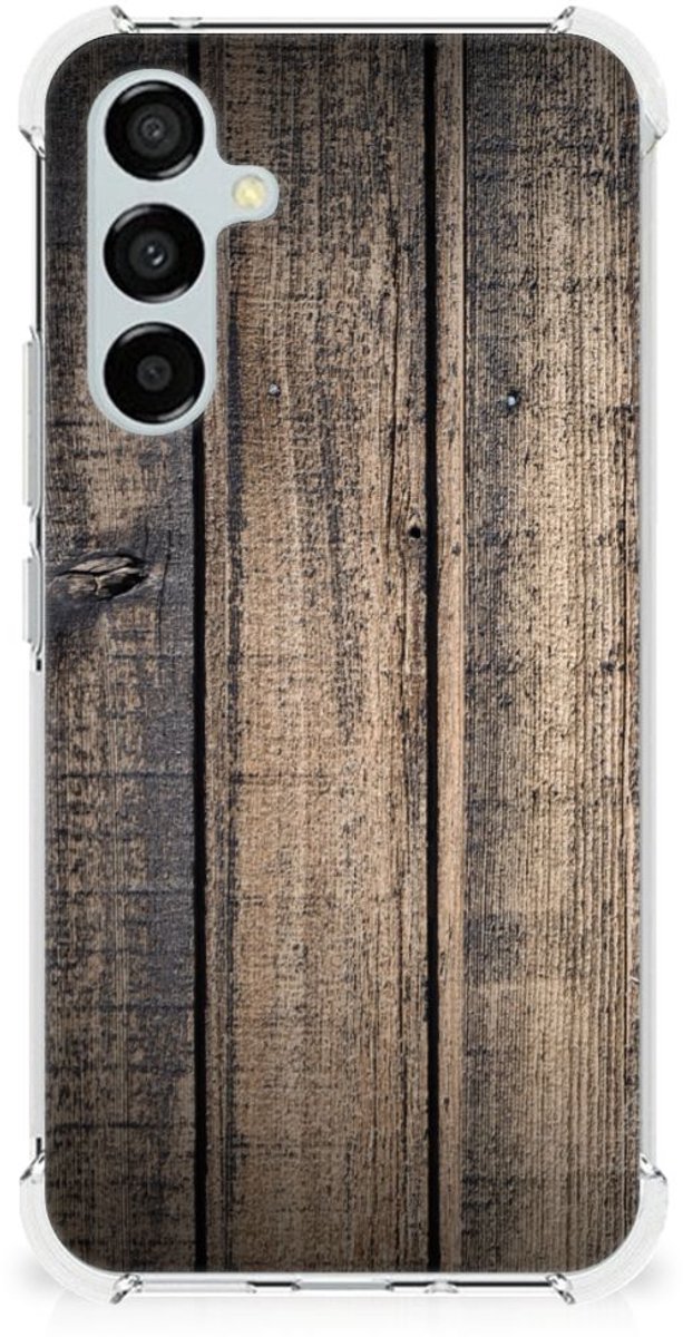 Samsung Galaxy A54 Stevig Telefoonhoesje Steigerhout