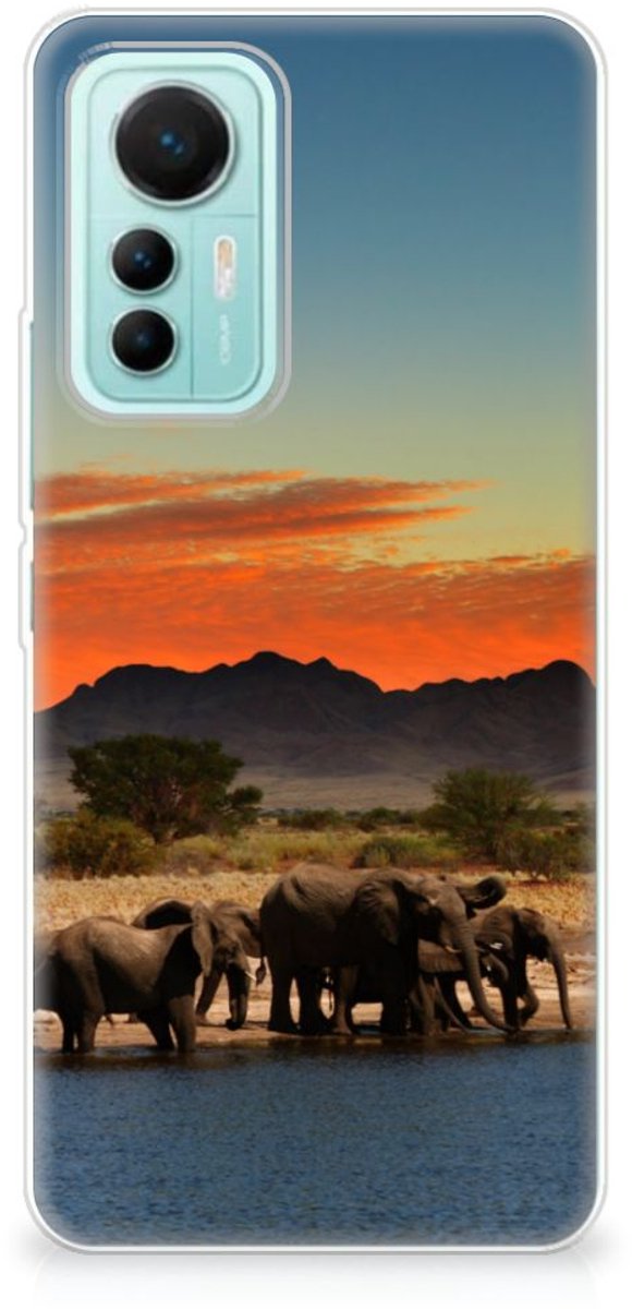 Xiaomi 12 Lite TPU Hoesje Olifanten
