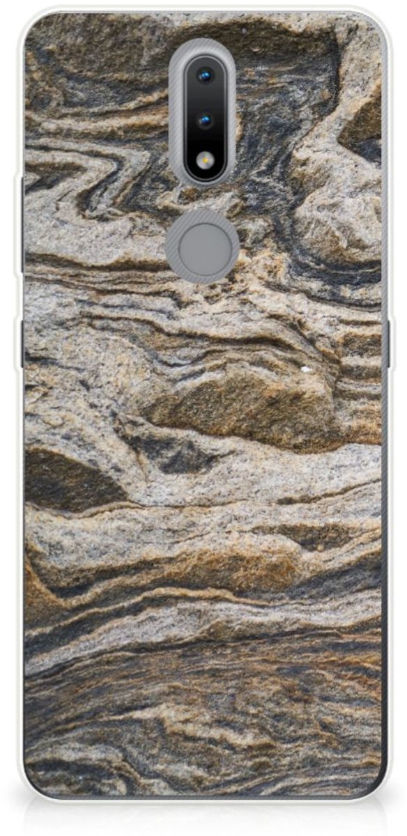 Nokia 2.4 TPU Siliconen Hoesje Steen