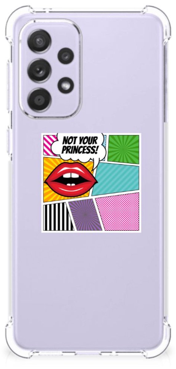 Samsung Galaxy A33 Anti Shock Bumper Case Popart Princess