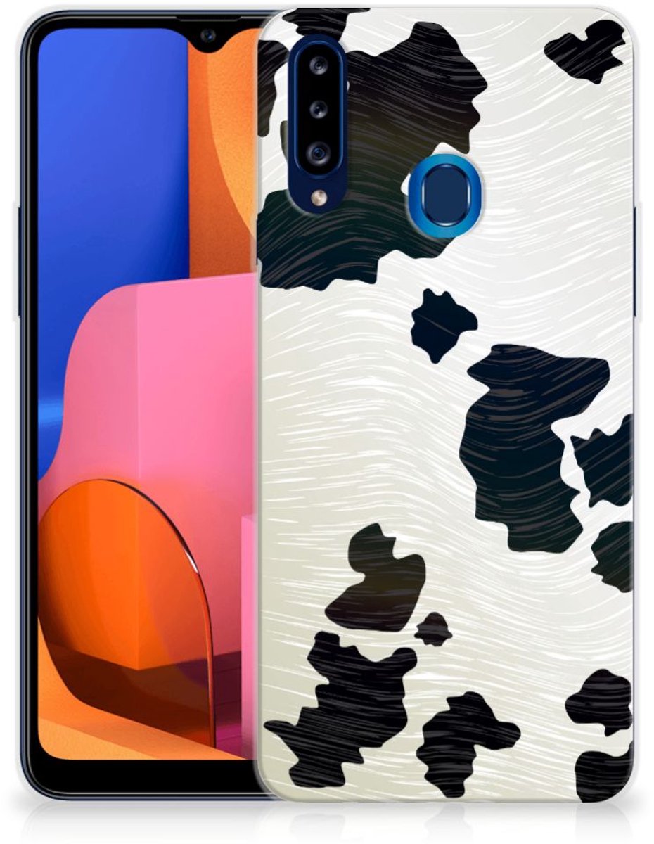 Samsung Galaxy A20s TPU Hoesje Koeienvlekken