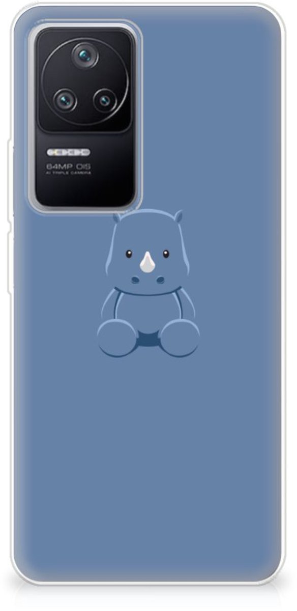 Xiaomi Poco F4 Telefoonhoesje met Naam Baby Rhino