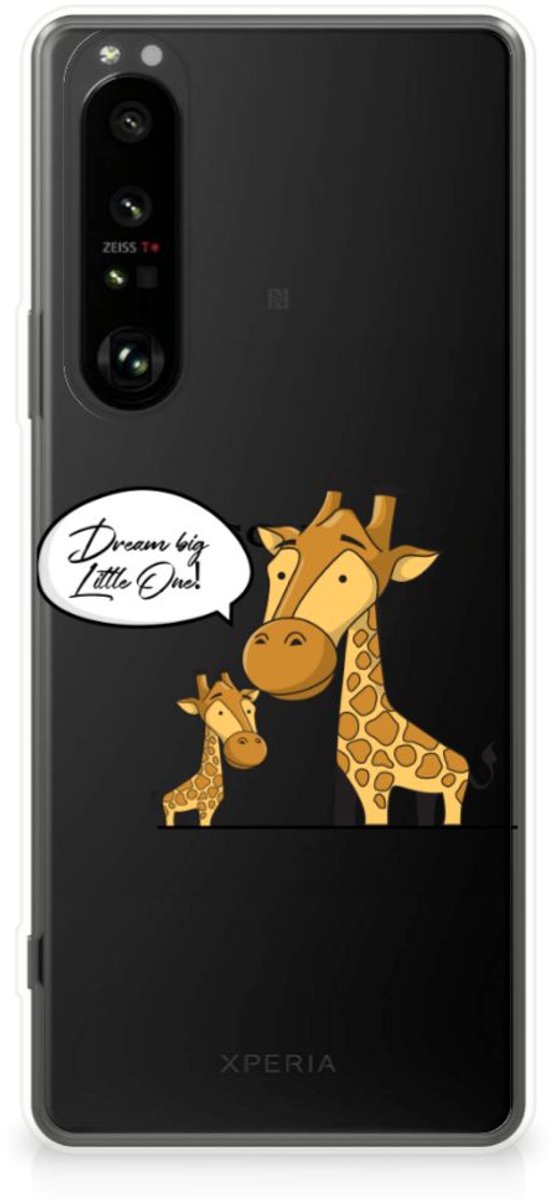 Sony Xperia 1 III Telefoonhoesje met Naam Giraffe