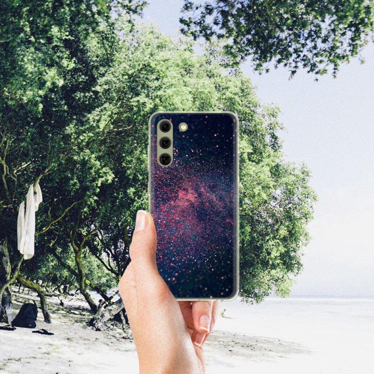 Samsung Galaxy S21FE TPU Hoesje Stars