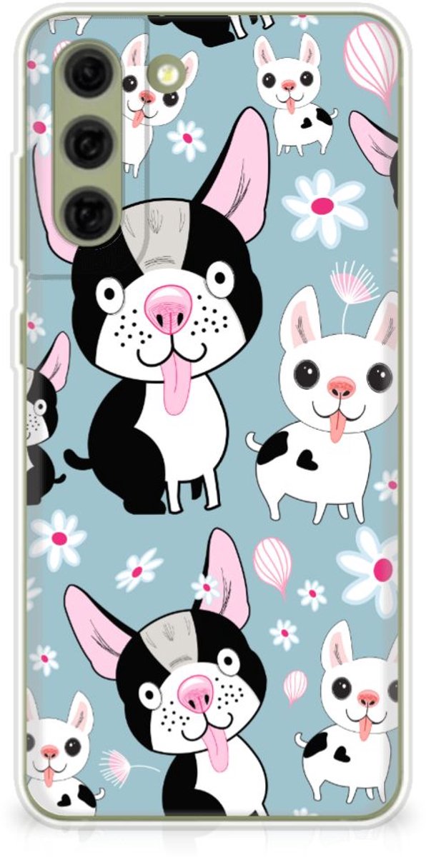Samsung Galaxy S21FE TPU Hoesje Hondjes