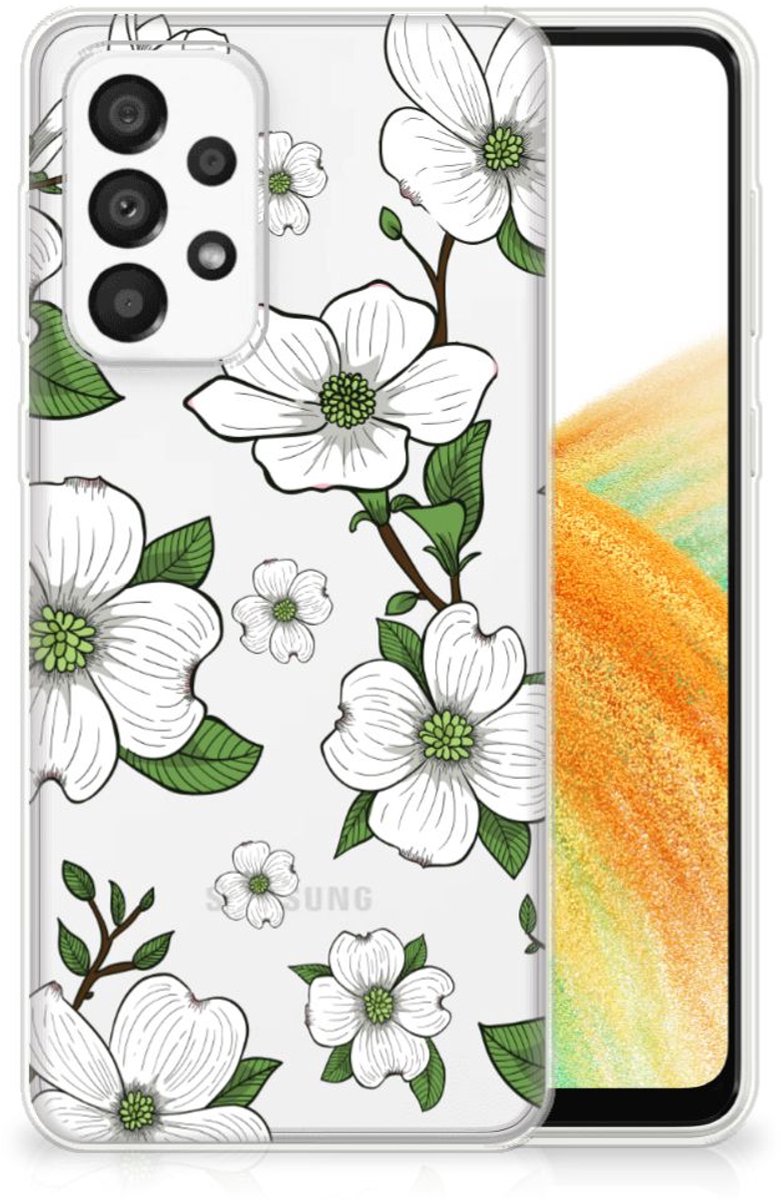 Samsung Galaxy A33 5G TPU Case Dogwood Flowers