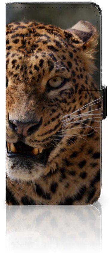 Coque OPPO A98 5G Cuir PU Premium Housse Portefeuille Coque pour Léopard