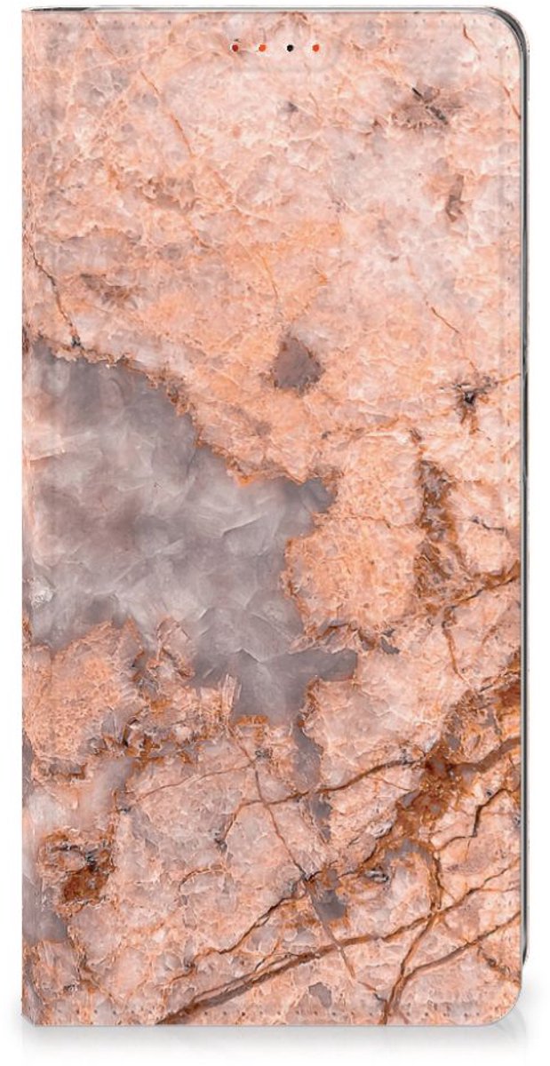 Standcase Hoesje voor Xiaomi Redmi Note 12 Pro Plus Standcase Marmer Oranje