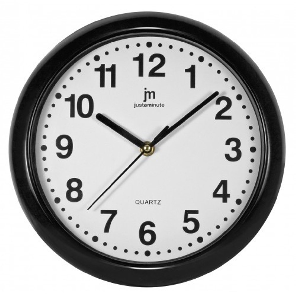 Lowell Justaminute 00710 Kwartsklok Cirkel Zwart