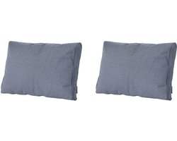 Madison - Lounge Profi-Line Manchester denim grey - Ca. 40x60 cm - Set van 2