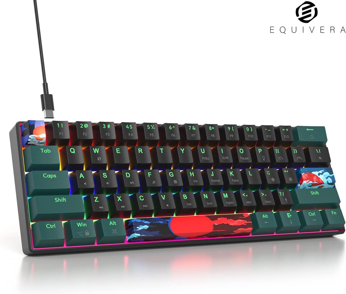 Equivera Mechanisch Toetsenbord - Gaming Toetsenbord - Mechanical Keyboard - Mechanische Toetsenbord