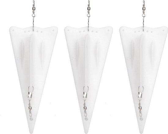 Splashing Float Trolling Planer Board Set Left & Right For Fishing With Flash Spoons, Saltwater Trolling Lures