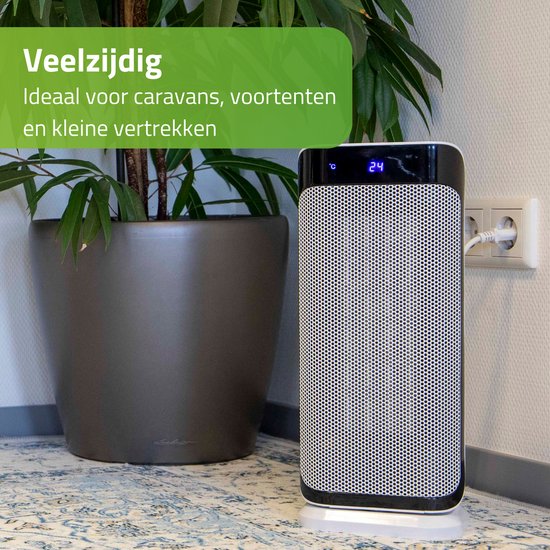 Bo-Camp - Keramische kachel - Oscillerend - Ventilatiestand - 1000/2000 Watt van Bo-Camp — afbeelding 3