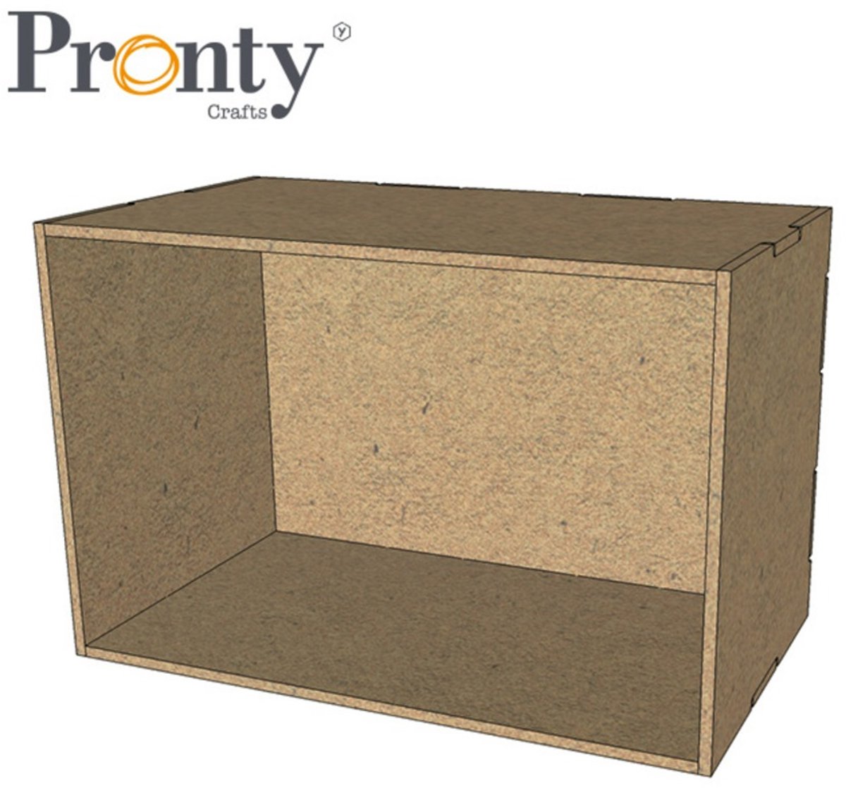 Pronty MDF opbergsysteem basic box 220 x 150 x 130 mm