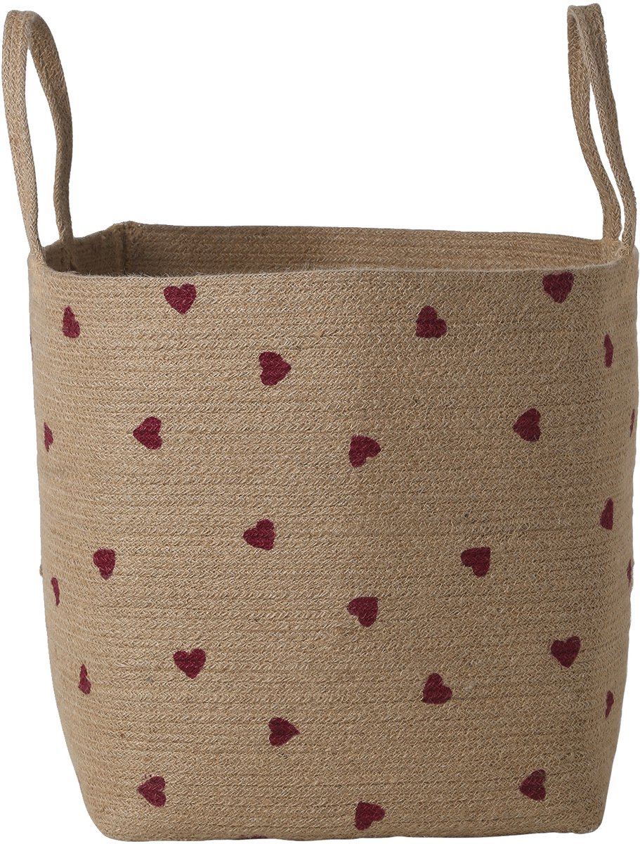 Vertbaudet Opbergmand XL van jute Coeur