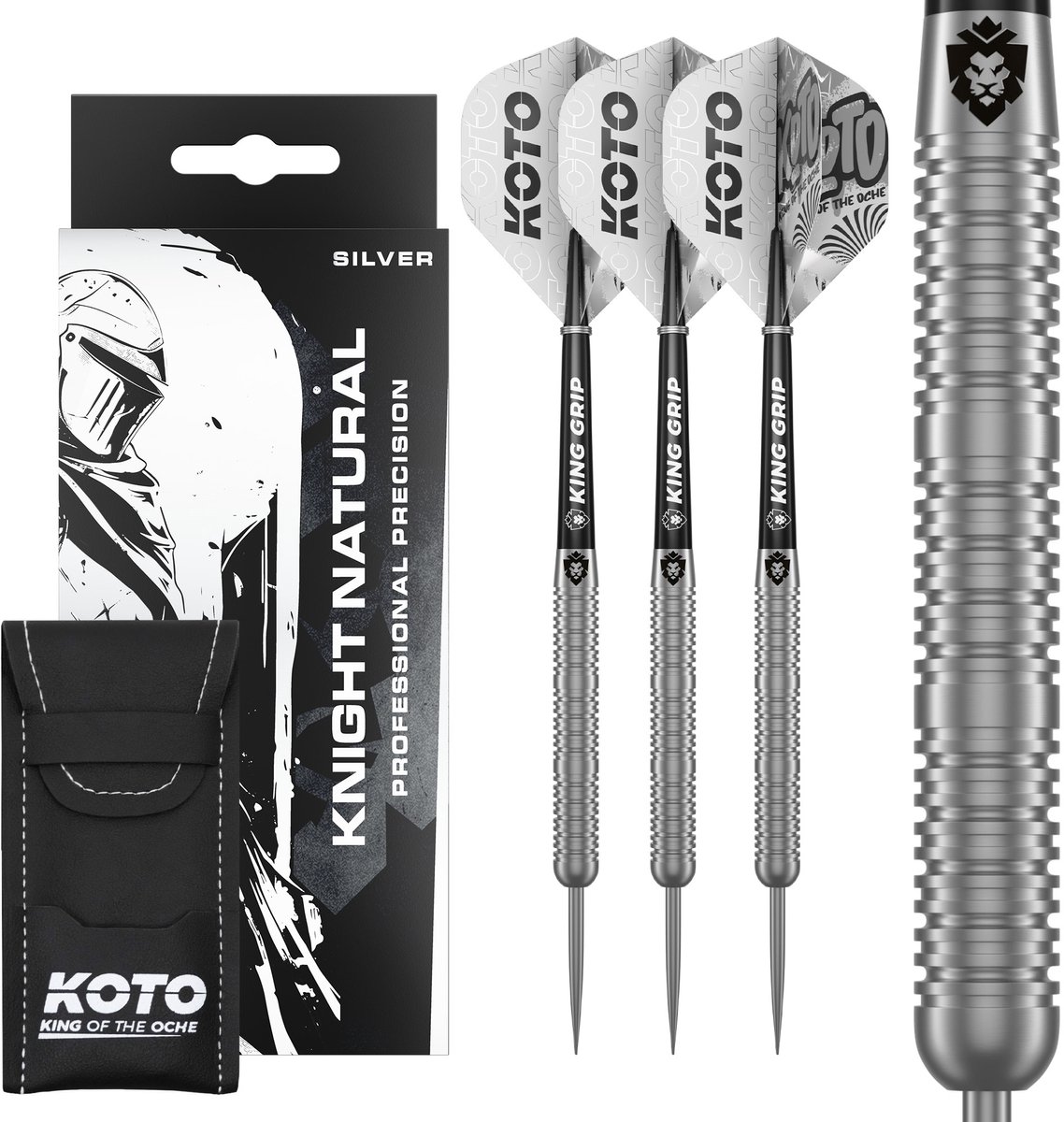 KOTO Knight Natural 80% - Dartpijlen 22 Gram
