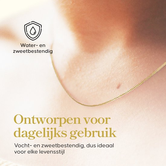 Delphidouble Plaqué Or 18 carats Doré Collier longueur Gourmet Unisexe - 50 cm