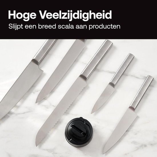 HENDI Messenslijper | Handmatig | Zwart | 200x46x75(h)mm
