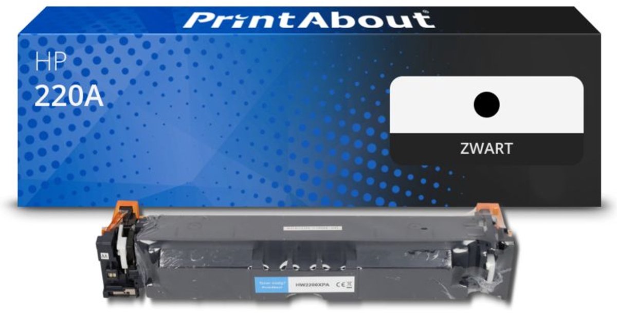 PrintAbout Huismerk HP 220A (W2200A) Toner Zwart